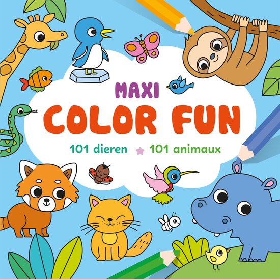 Deltas- Maxi Color Fun – 101 dieren-Maxi Color Fun – 101 animaux