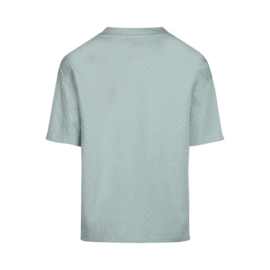 Koko Noko-Jongens T-shirt verlaagde shouder- Licht blauw