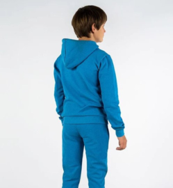 Sea'sons- Jongens sweater met capuchon -Donker grijs-blauw