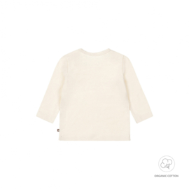 Dirkje-Baby t-shirt ls organic cotton-Gebroken wit