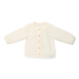 Little Dutch-Meisjes blouse lange mouw-Off white