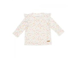 Little Dutch-T-Shirt Long Sleeves AO Flowers & Butterflies-Multi Color