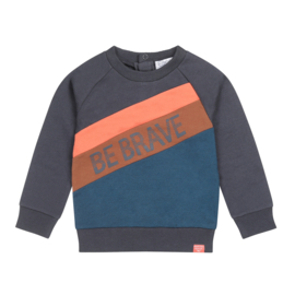 Dirkje-Jongens Sweater ls-Donker blauw