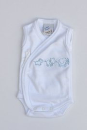 LPC-Baby Jongens pre Romper-dieren-Wit