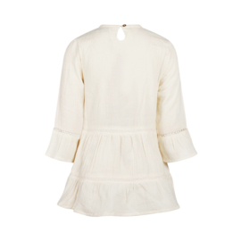 Koko Noko-Meisjes jurk ss-Gebroken wit