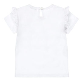 Dirkje-Meisjes t-shirt ss-Wit