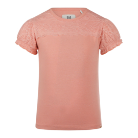 Koko Noko-Meisjes t-shirt ss-Koraal roze