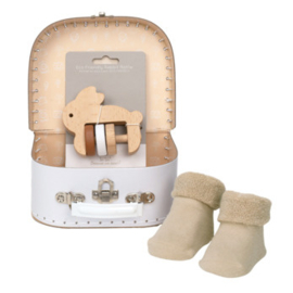 Bam Bam-Reiskoffer vintage klein-Wit