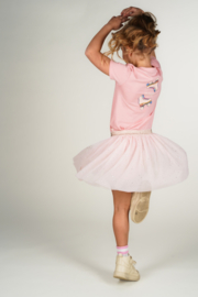 Moodstreet-Meisjes   RAEVEN glitter tule rok-Roze blos