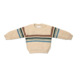 Little Dutch -Jongens gebreide sweater-Zand
