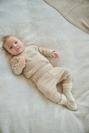 Petite Maison-  Seg rib jersey broek- Oatmeal