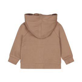 Dirkje-Jongens Vest met Capuchon- Bruin
