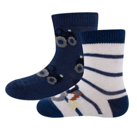 Ewers- Baby sokken- blauw