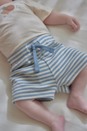 Little Dutch -Korte broek blauw Stone Blue stripe