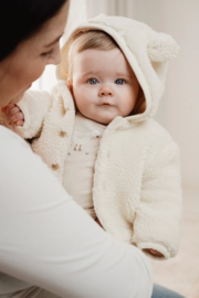 Little Dutch -Teddy jasje-Off white