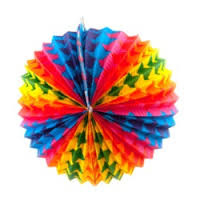 CW-Lampion rond doorsnee 20 cm-Multi Color