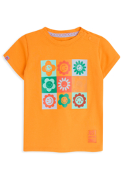 4President-Meisjes t-shirt Noor-Oranje-Turmeric