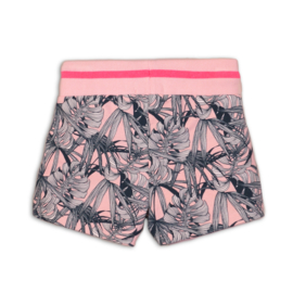 Girls  Jogging shorts Dutch Jeans-Light pink + navy aop