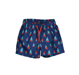 Blue Seven-Jongens strand bermuda-Blauw