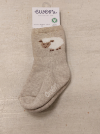 Ewers-Unisex Baby Socks-Beige mel
