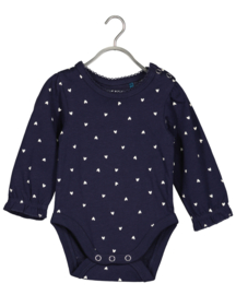 Blue Seven-Baby Meisjes romper-Nacht blauw