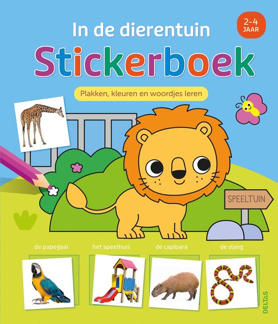 Deltas- In de dierentuin Stickerboek