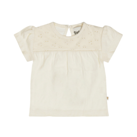 Dirkje-Meisjes T-shirt-Off white