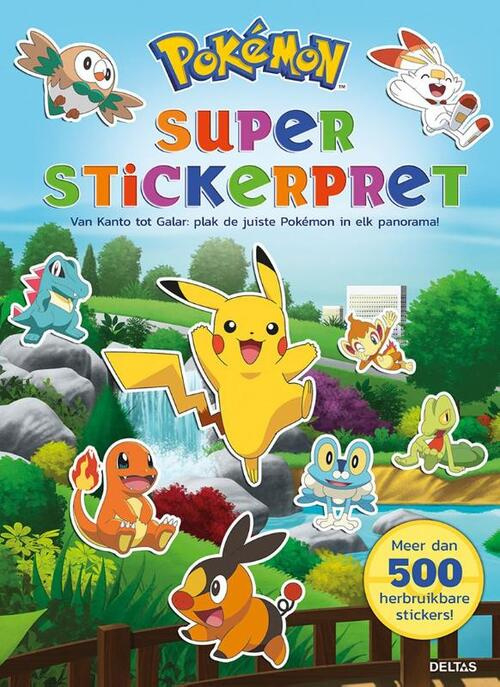 Deltas-Pokémon Super Stickerpret-multi color