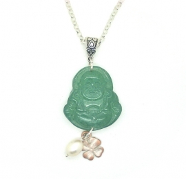 Jade Buddha | Ibiza ketting