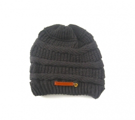 Banditas Ibiza Beanie | Slouch Beanie Black