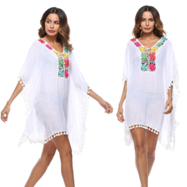 Las Dalias Ibiza tuniek | Ibiza tuniek wit