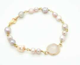 Rocking pearls Keshi | Gipsy Ibiza parel armband