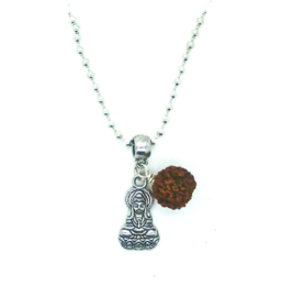 Bohemian  Buddha & Rudraksha  | Ibiza ketting