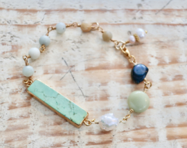 Gemstone bracelet Amazonite  | Gipsy Ibiza Armband