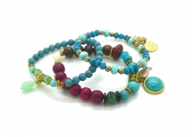 Fairytale beach bracelets | Ibiza Armbanden set