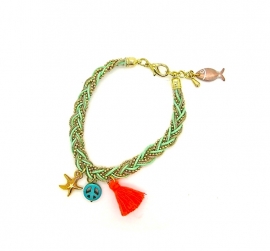 Starfish mint | Ibiza armband