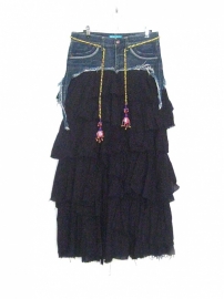Ibiza jeans rok |  mt 36 / 38