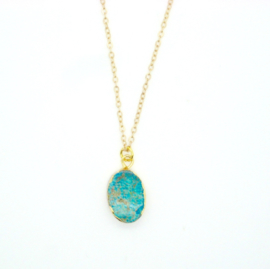 Small turquoise | Minimalistische ketting