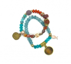 Fairytale beach bracelets | Ibiza Armbanden set