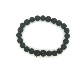 Black Lava Mountain | Gipsy Ibiza Armband man