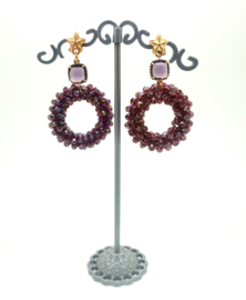 Purple Romance | Gipsy  Ibiza Oorbellen