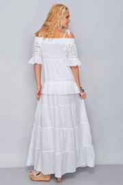 San Rafael Ibiza  jurk  | Ibiza  dress white