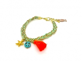 Starfish mint | Ibiza armband