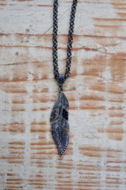 Black metal ketting Veer | Ibiza ketting