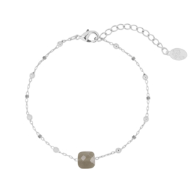 GRATIS Gemstone bracelet Silver twv 29,95