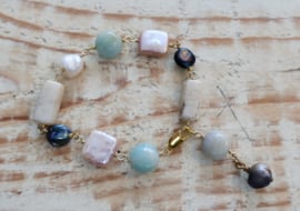 Gemstone bracelet Amazonite  | Gipsy Ibiza Armband
