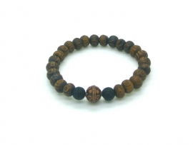 Tibet wood Melvin |  Ibiza Armband man