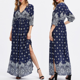 Boho beach  dress | Ibiza tuniek jurk lang