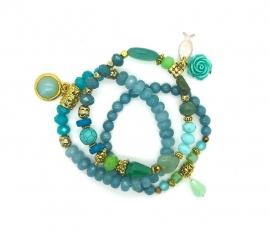 Fairytale beach bracelets | Ibiza Armbanden set