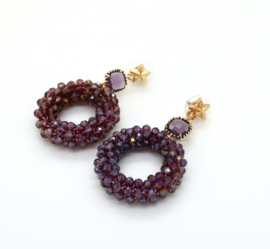 Purple Romance | Gipsy  Ibiza Oorbellen